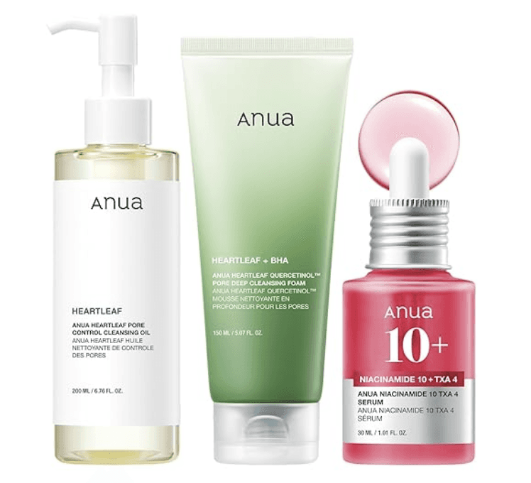 Anua 3-Step Glass Skin Beginner Set