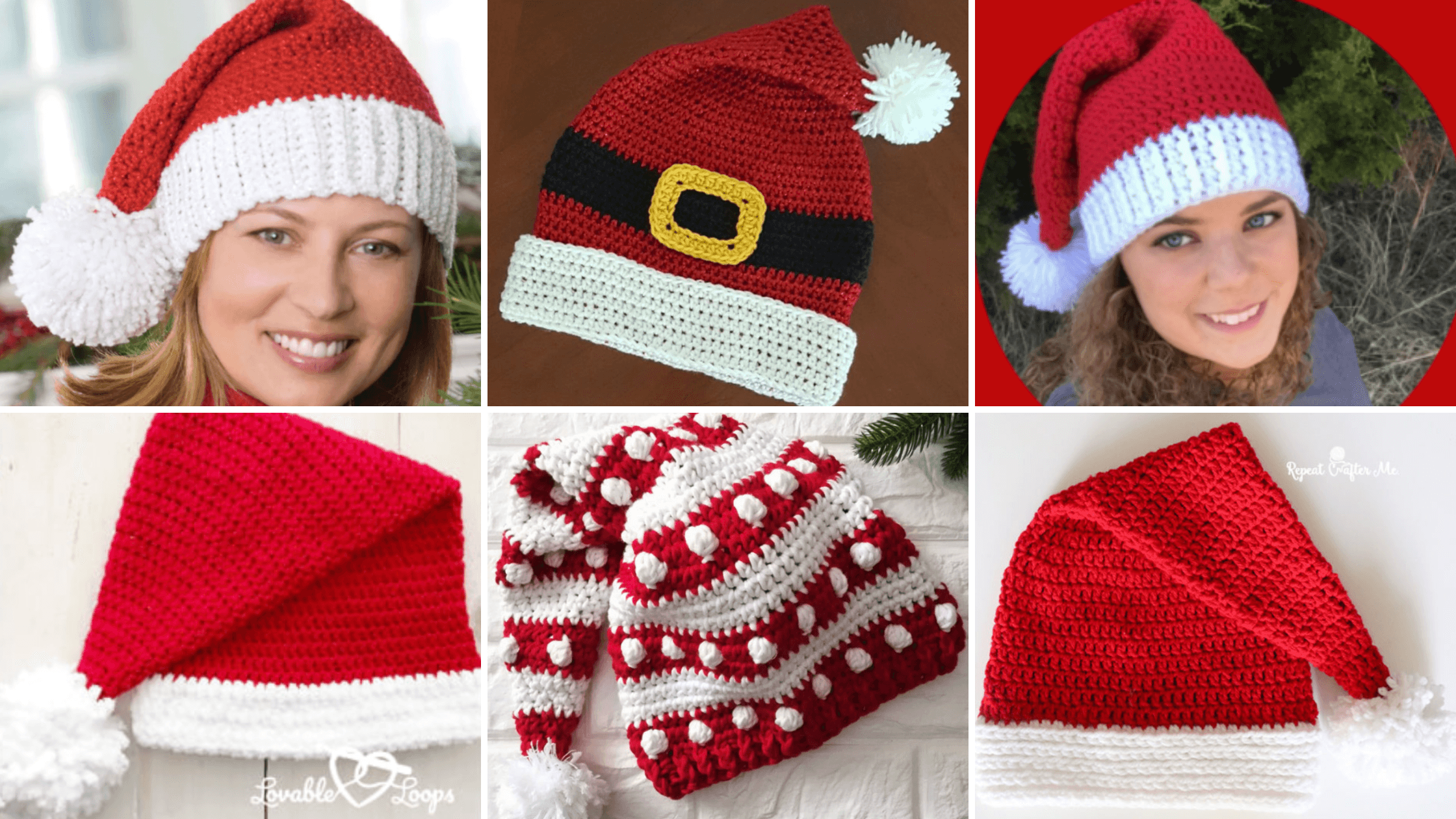 Free Santa Hat Crochet Patterns