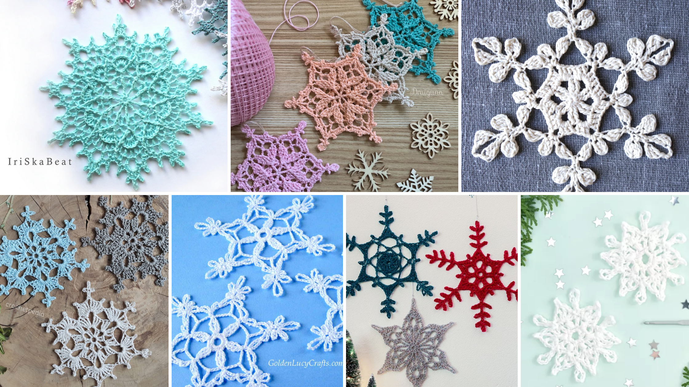 Free Snowflake Crochet Decorations