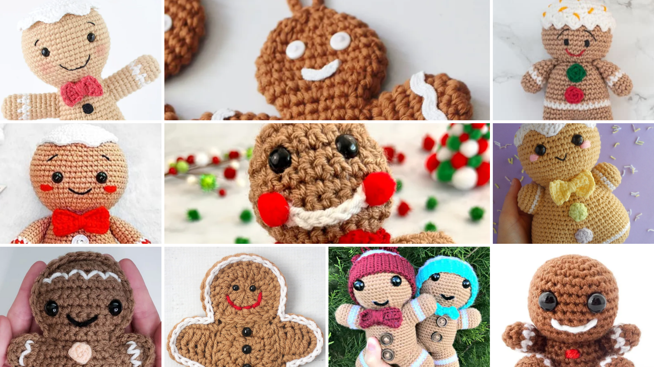 Free Gingerbread Man Crochet Patterns