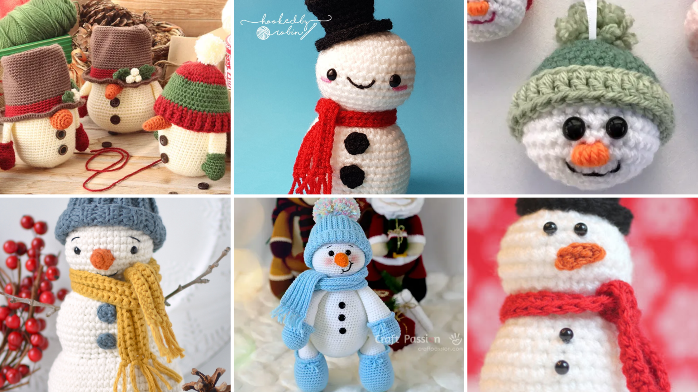 Free Snowman Crochet Decorations