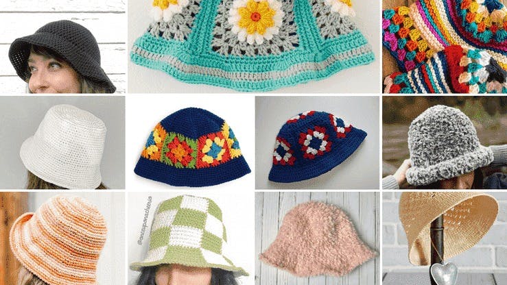 11 Free Crochet Bucket Hat Patterns