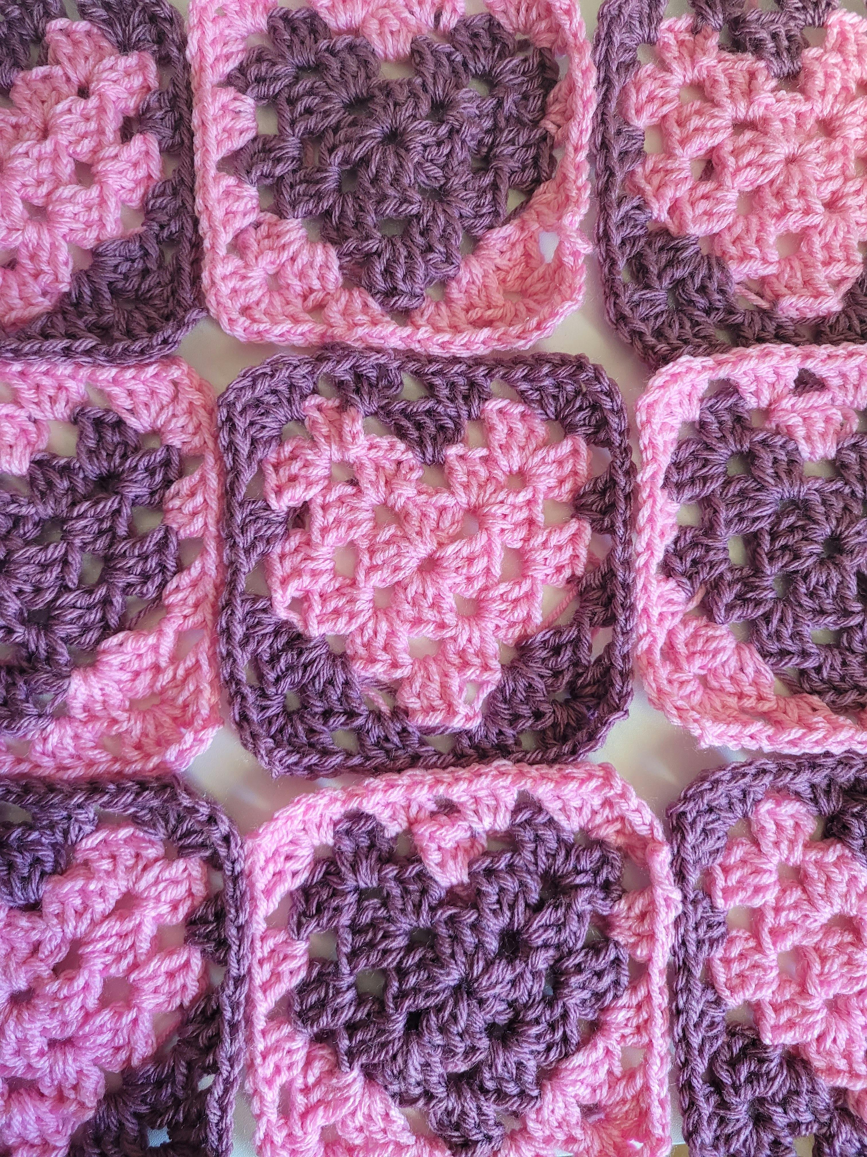 How to Crochet a Heart Granny Square