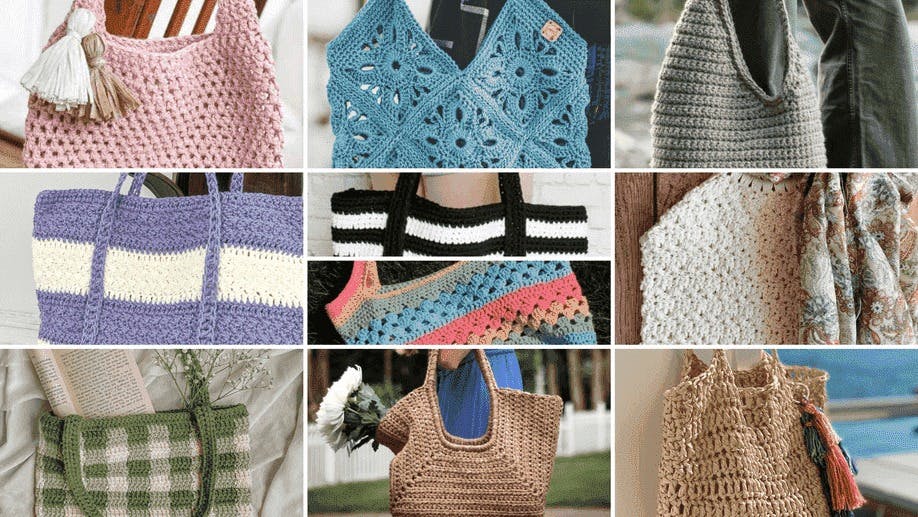 10 Free Crochet Tote Bag Patterns