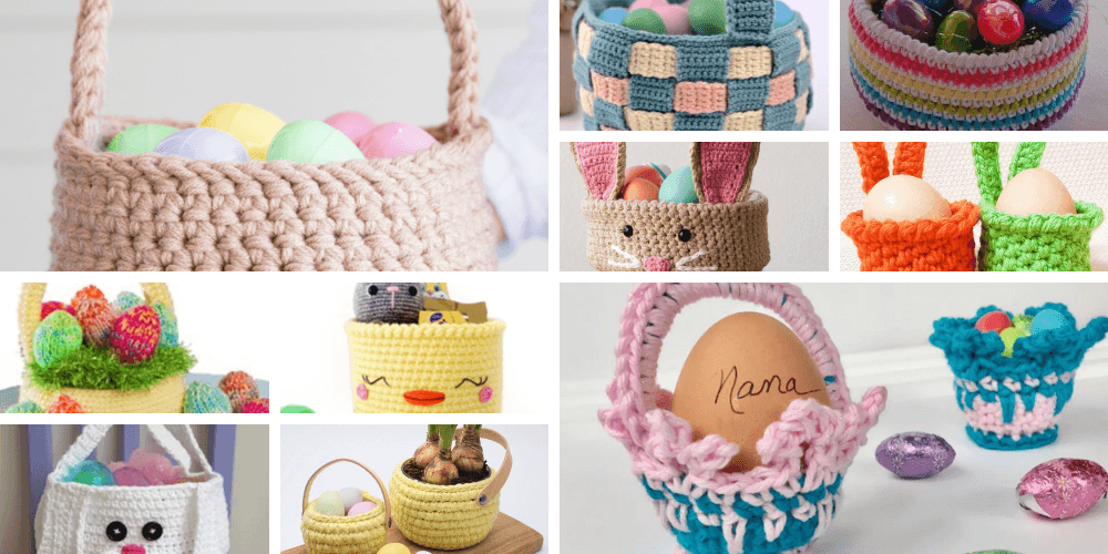 20 Easter Basket Crochet Patterns