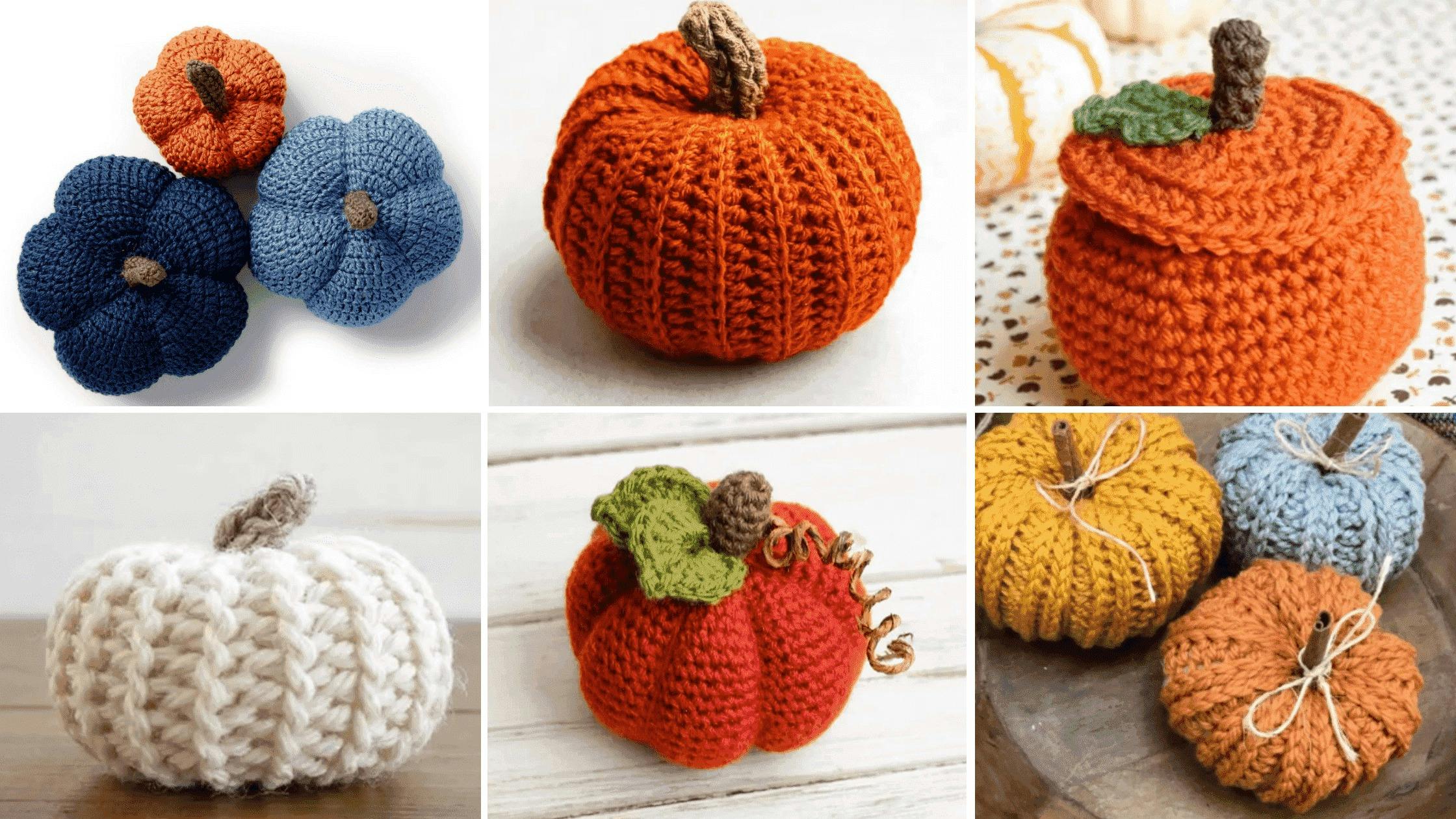 6 Free Crochet Pumpkin Patterns