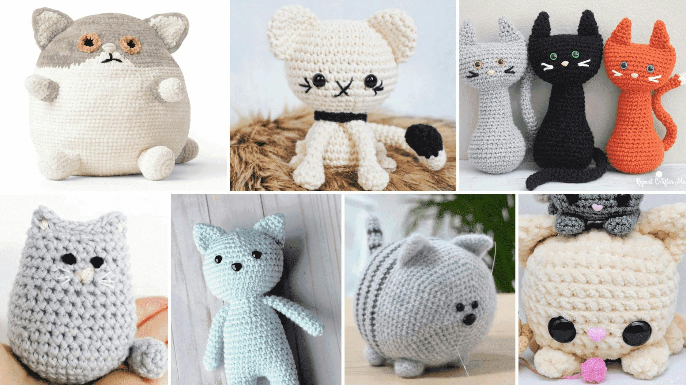 7 Free Crochet Cat Amigurumi Patterns