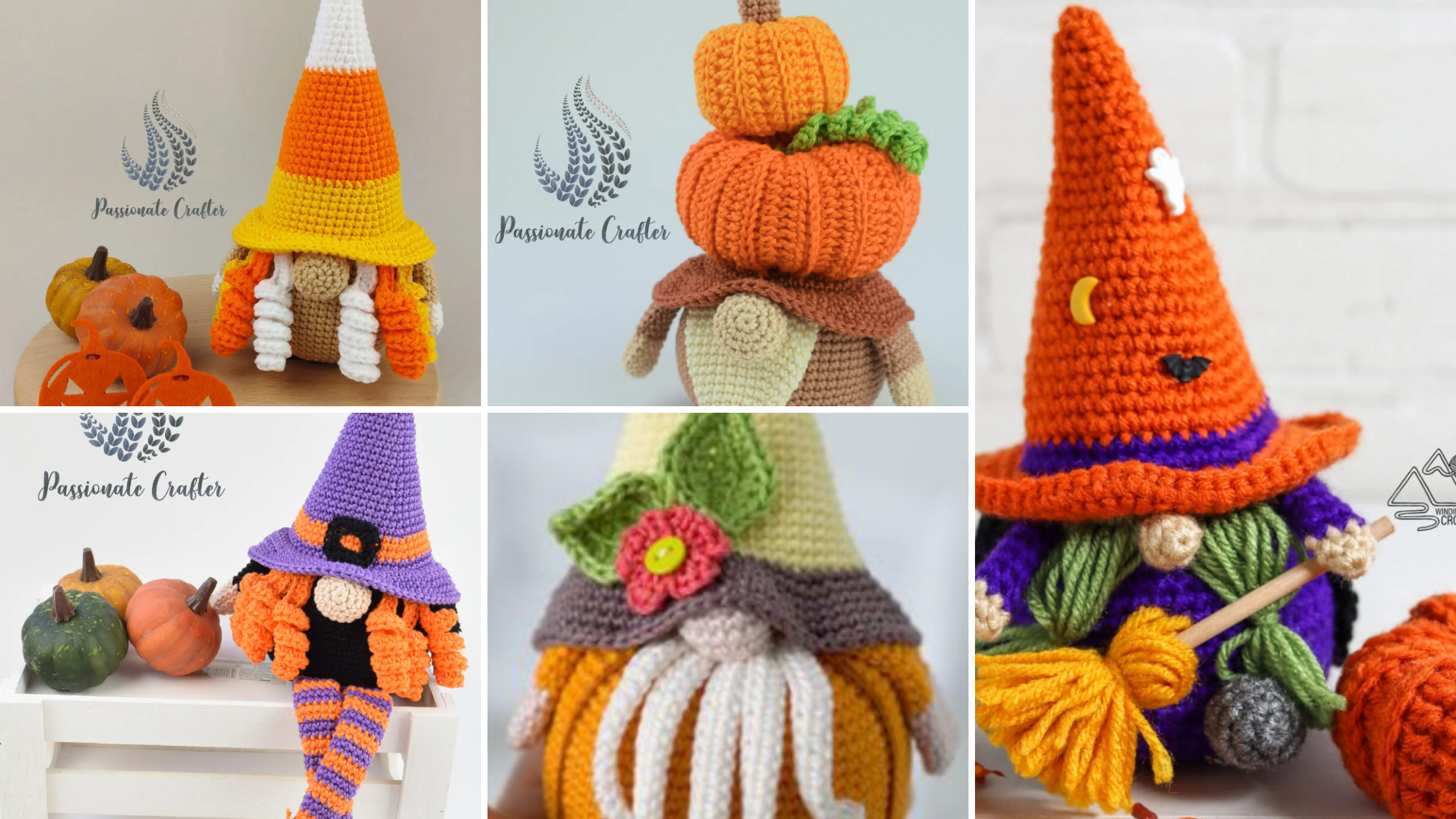 5 Halloween Gnome Crochet Patterns