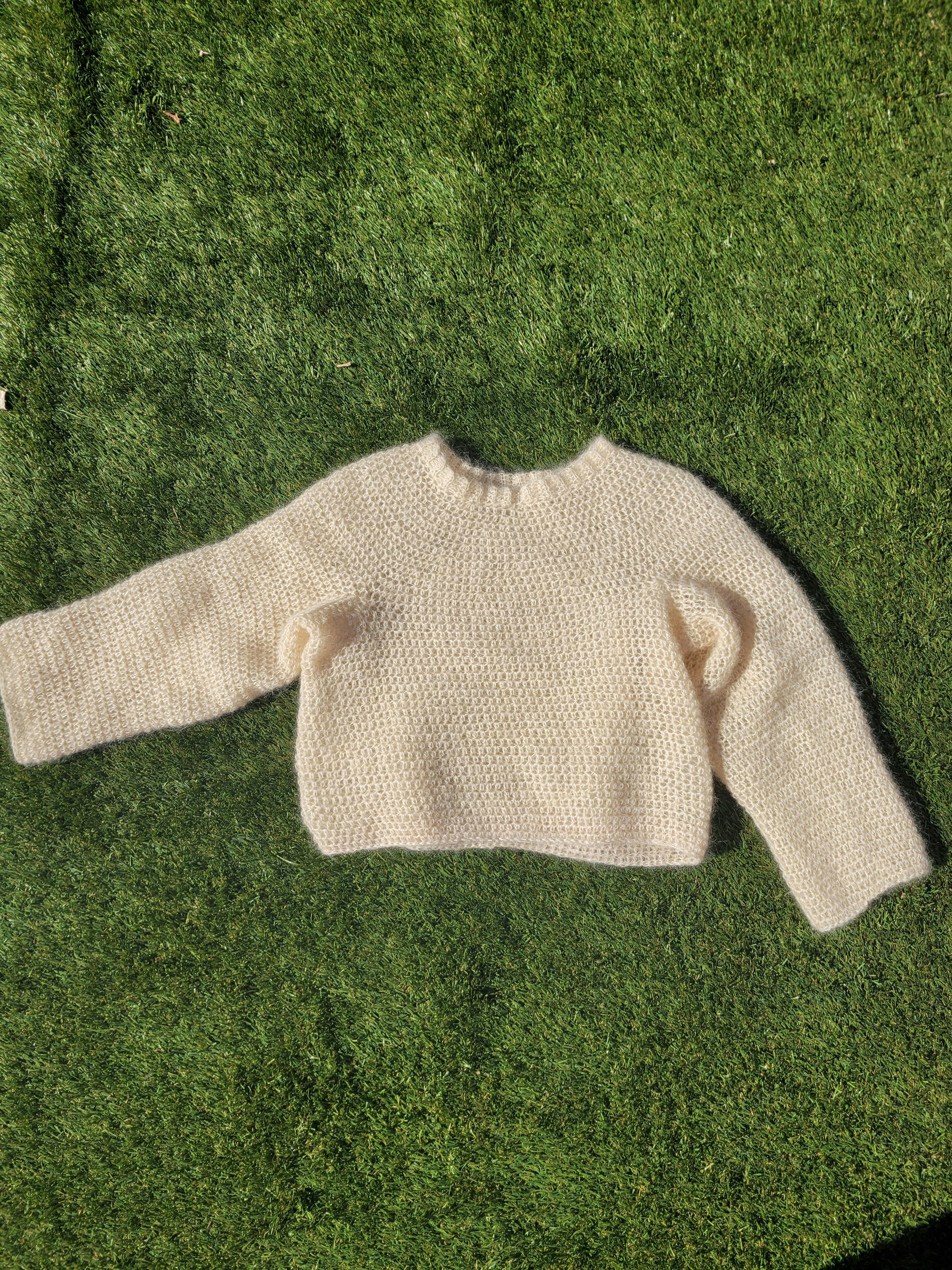 Mohair Pullover Sweater 