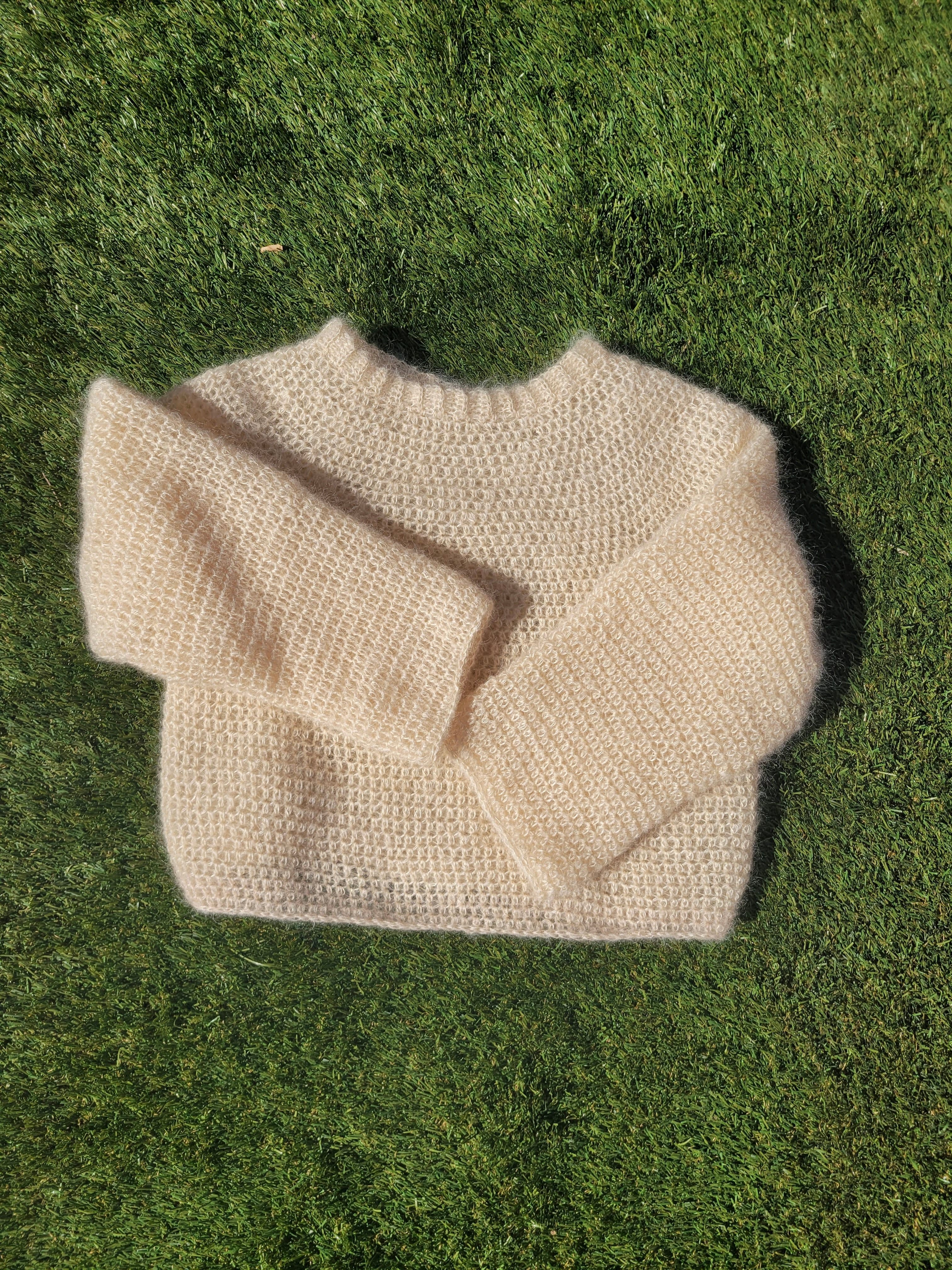 Mohair Pullover Sweater 