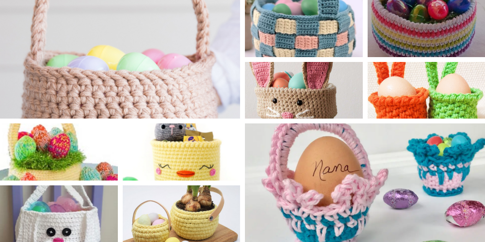 20 Easter Basket Crochet Patterns